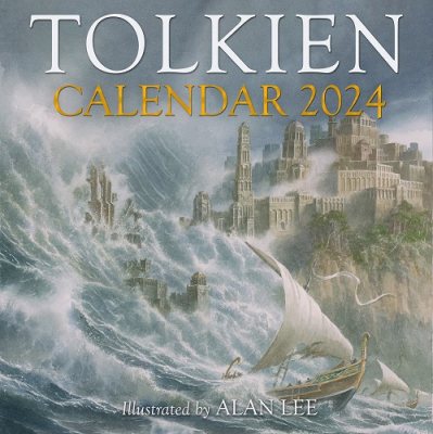 Tolkien Calendar 2024: The Fall of N煤Menor (Calendar)