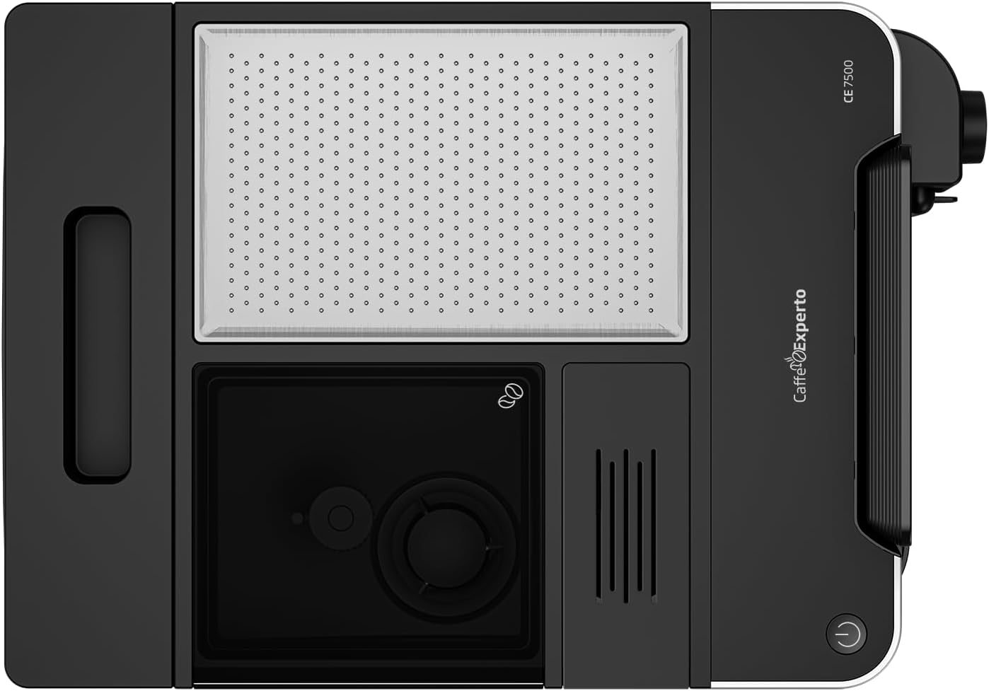 Beko - CEG7304X - Kaffeevollautomat mit Milchkännchen, digital, automatisches Vorschmelzen, Druck 19 bar - Schwarz, 27,5 x 40,5 x Höhe 34 cm