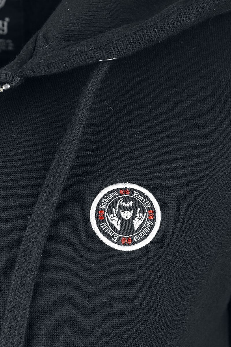 Gothicana x Emily The Strange - Veste à Capuche | Gothicana by EMP Sweat-shirt à capuche