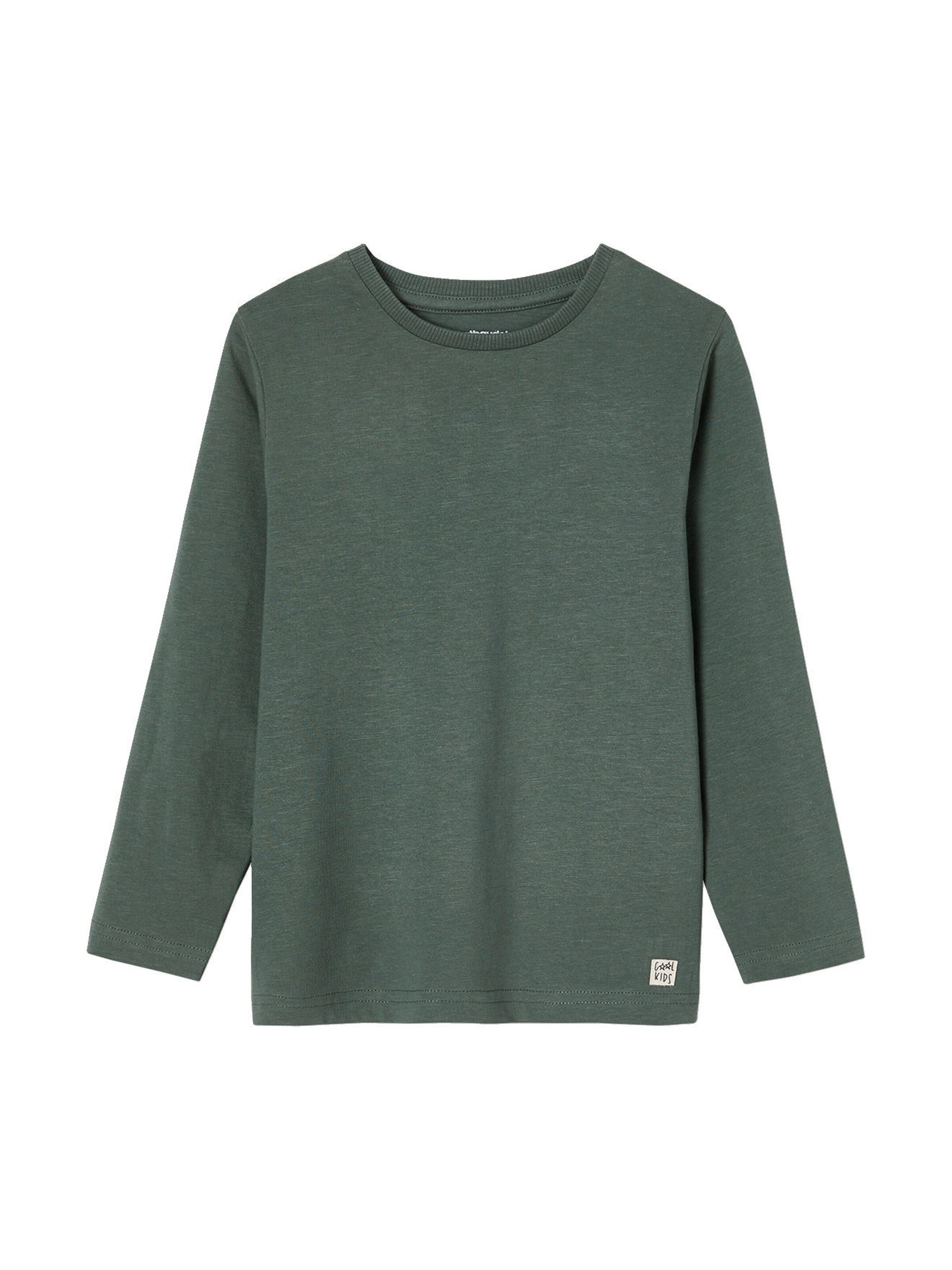Vertbaudet Jungen Langarmshirt BASIC khaki