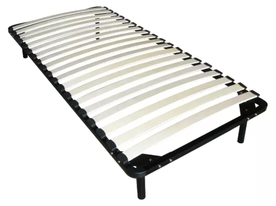 Ensemble 90 x 190 cm cadre à lattes + matelas mousse déhoussable ép.10cm - NASUS de YSMÉE