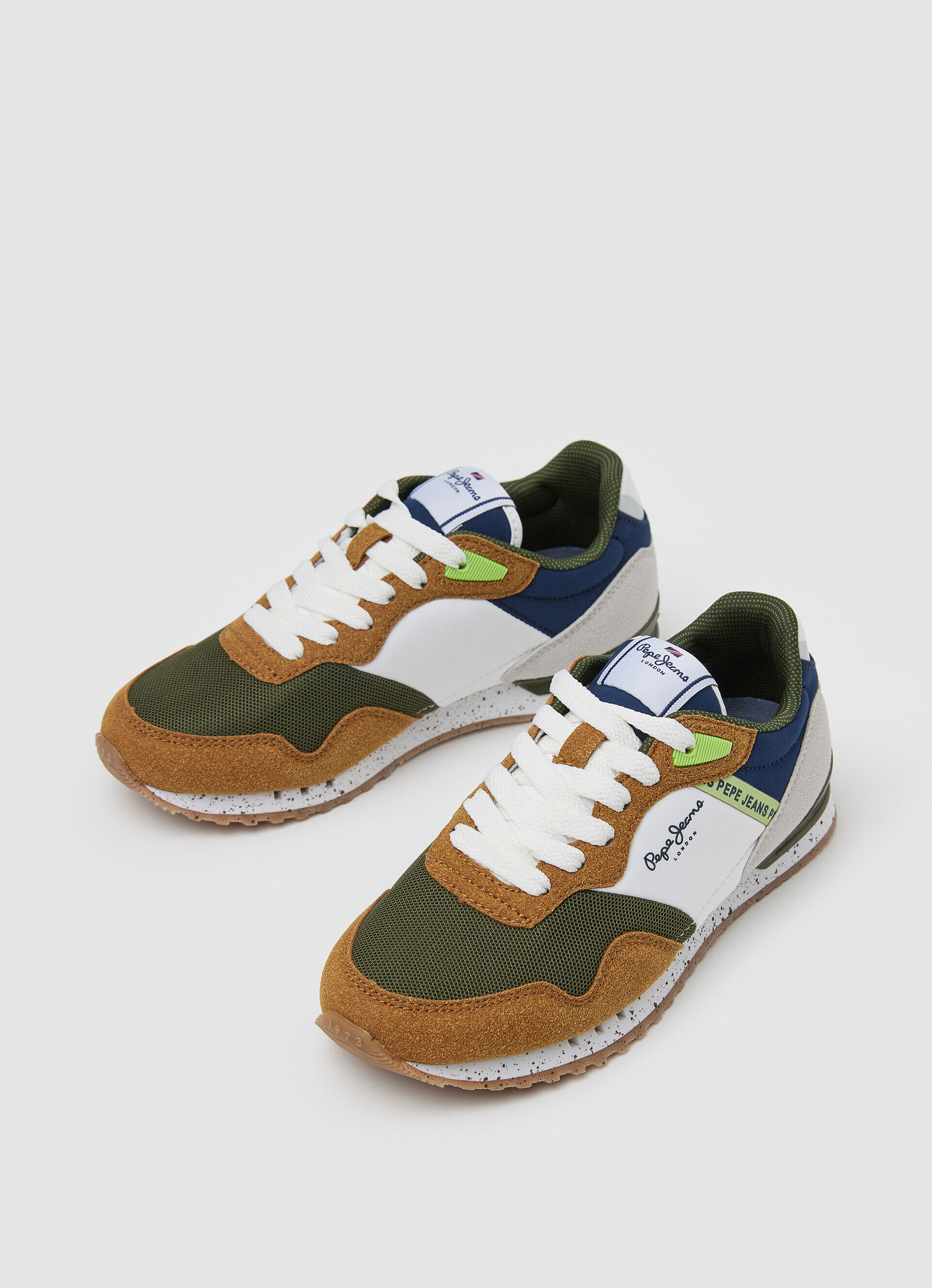 Tênis London May Combined - verde militar