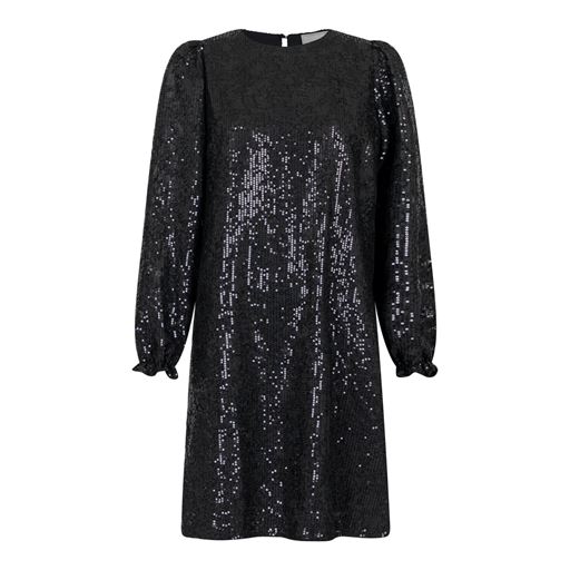 Neo Noir Isobel Sequins Kjole, Sort, 34