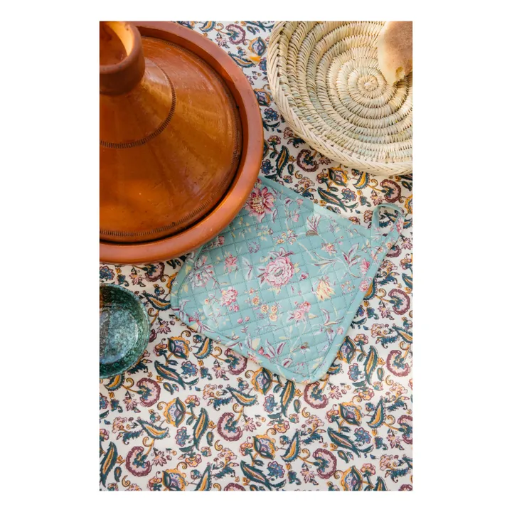 Louise Misha Manique Jenn en coton bio | Bleu turquoise