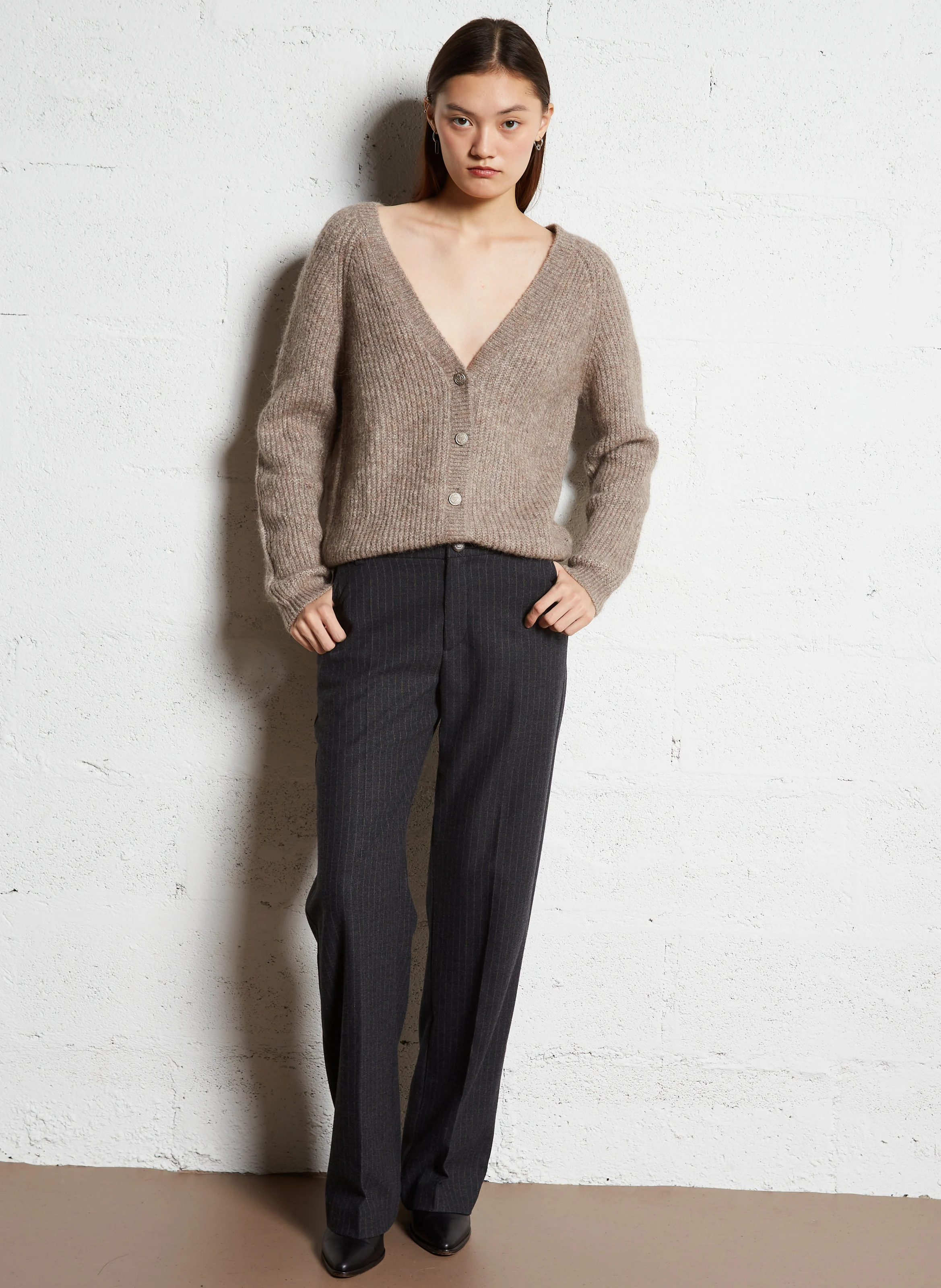 Cardigan oversize | Beige