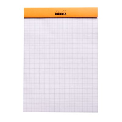 Rhodia Classic - Bloc notes - A5 - 80 pages - petits carreaux - 80g