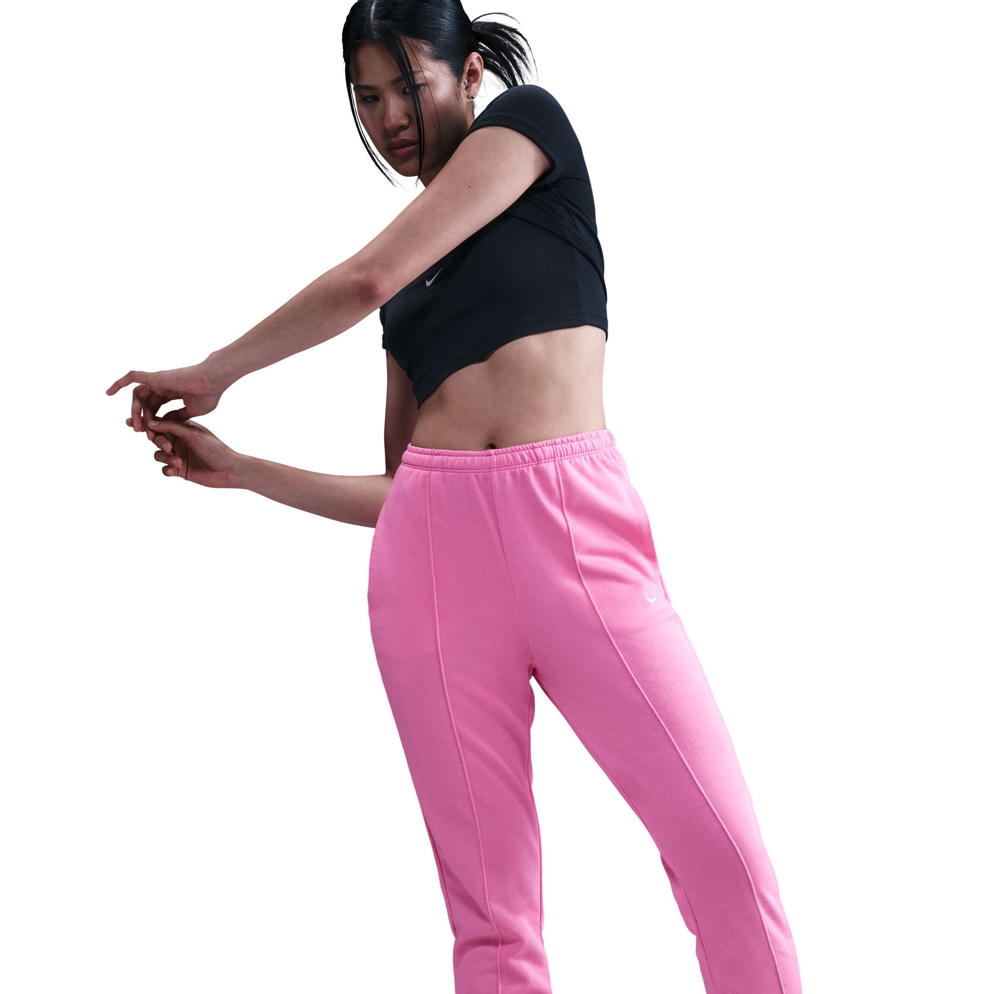 Sportswear Chill Terry Sweatpants Dame 675/Playful Pink/Sail