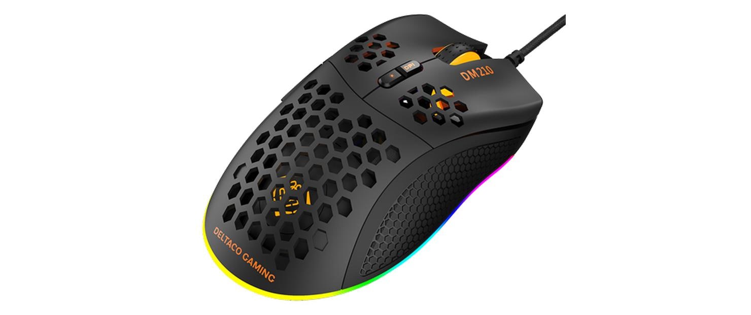 Gaming-Maus DM210Gaming-Maus mit 6400 dpi Auflösung und RGB-Beleuchtung