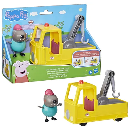 Hasbro Peppa Pig Opa Kläffs Abschleppwagen