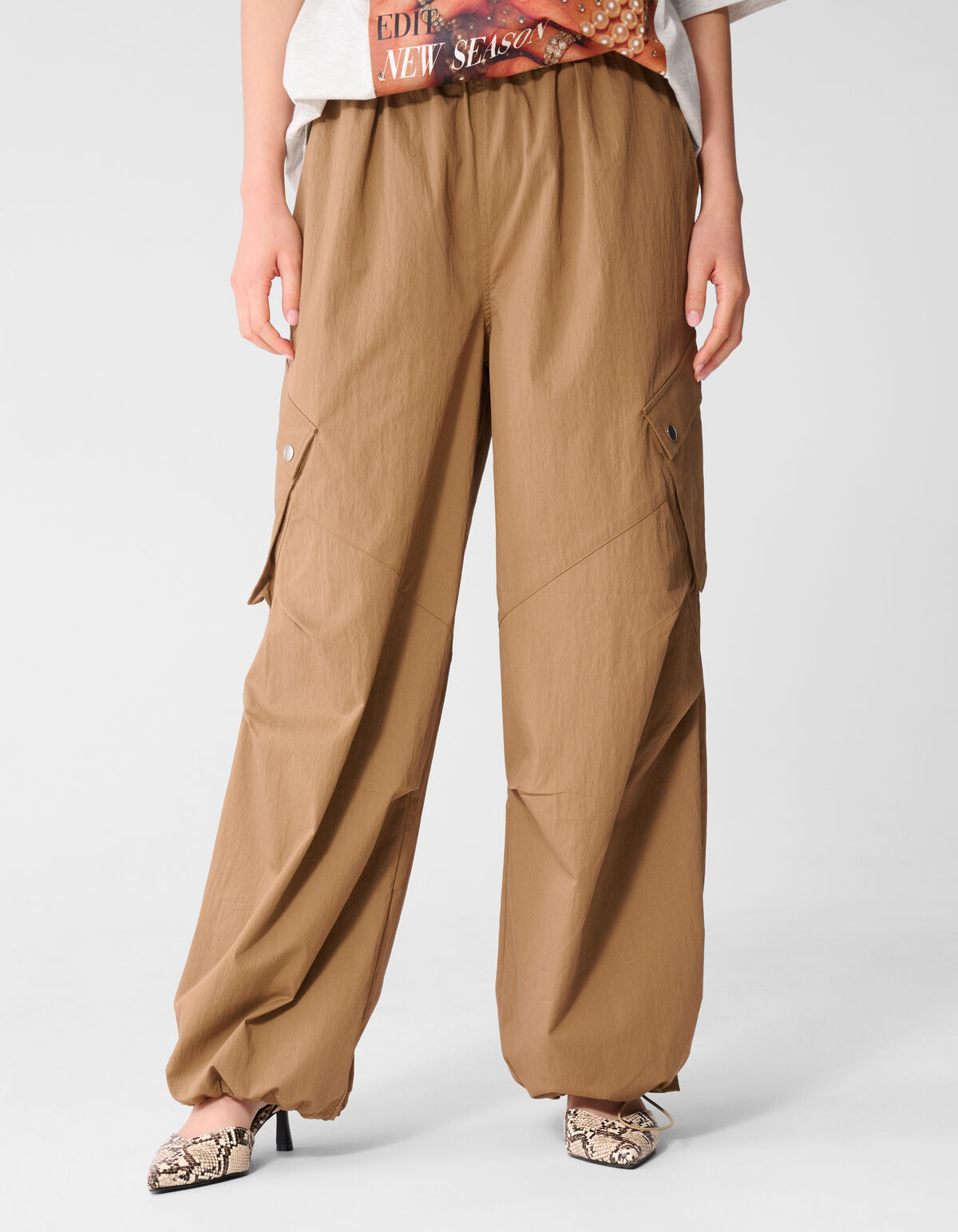Cargo Balloon Fit Broek Bruin