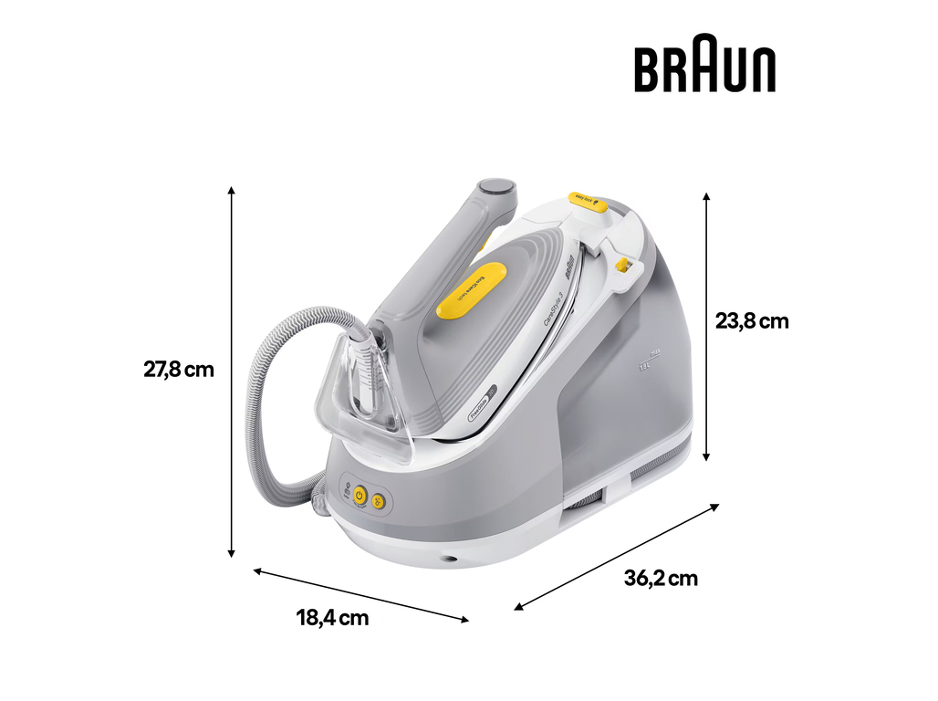 FERRO COM CALDEIRA BRAUN IS3231GY 2400W 1.8 L