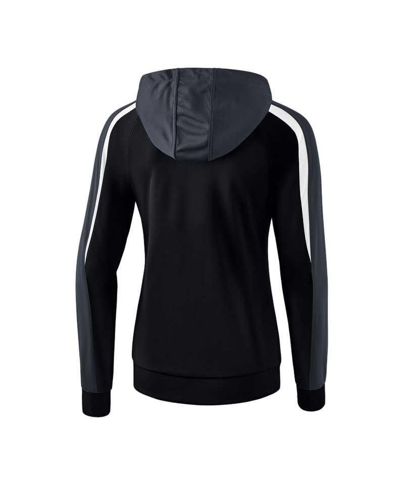 Erima Liga 2.0 Kapuzenjacke Damen Schwarz Weiss
