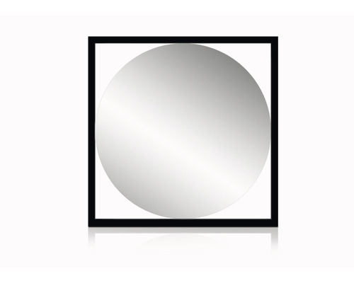 Badkamerspiegel Cordia QUADRO LINE Ø 63,5 cm zwart