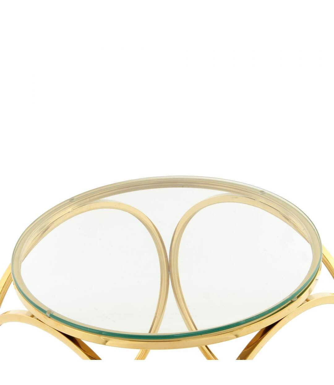 Table basse ERU en acier inoxydable fait main