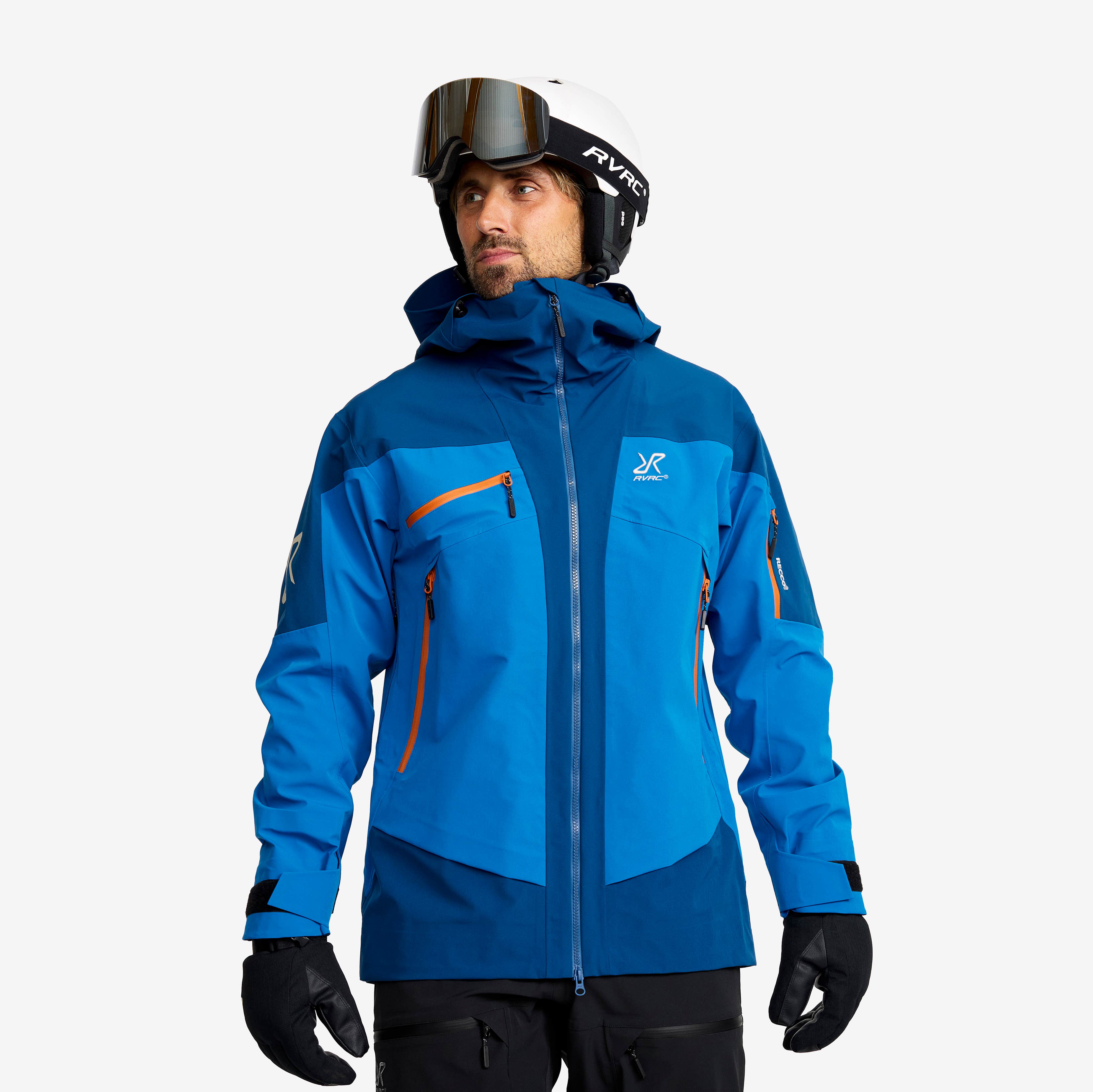 Atlas 3L Ski Jacket Herre Imperial Blue/Blue Opal