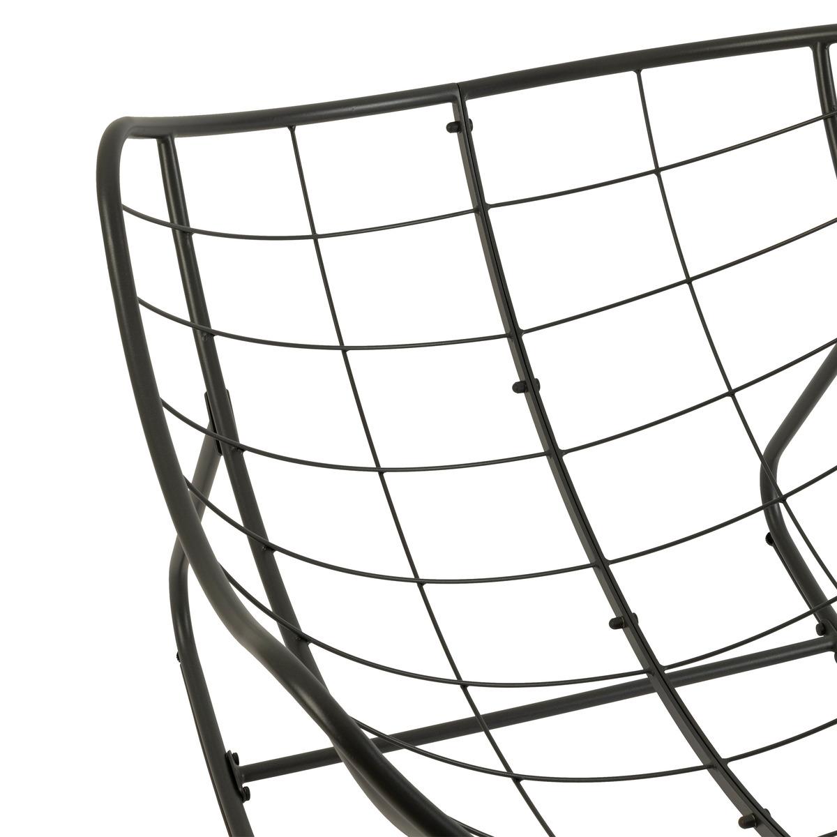 FAUTEUIL BASCULE PAOPAO GRAPHITE