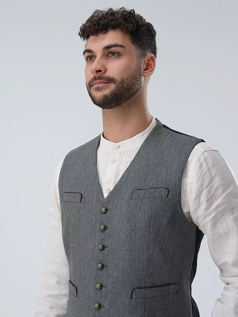 GOTTSEIDANK Trachtengilet ELIAS  grau