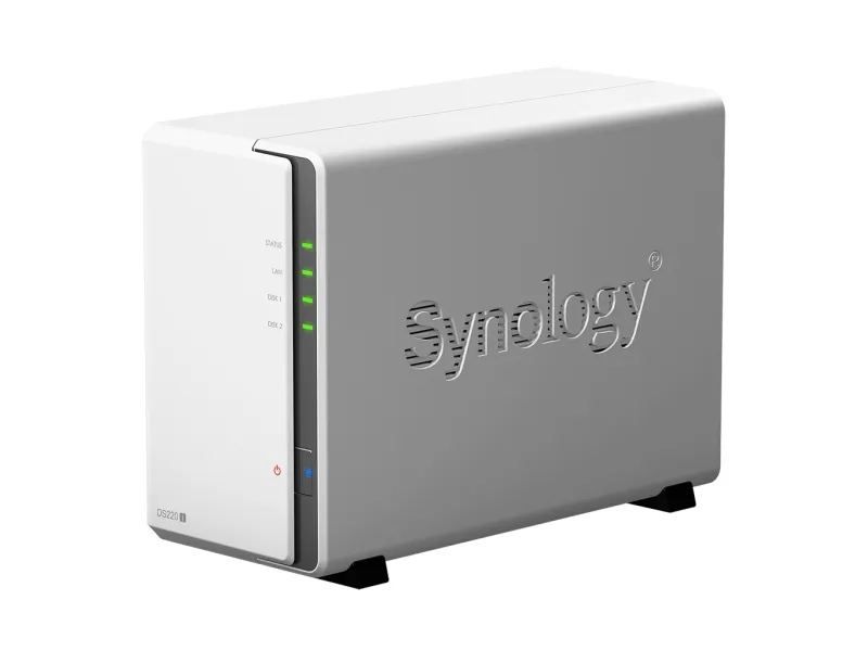 Synology Disk Station DS220j - NAS-server - 2 bays - SATA 6Gb/s - RAID 0, 1, JBOD - RAM 512 MB - Gigabit Ethernet - iSCSI support