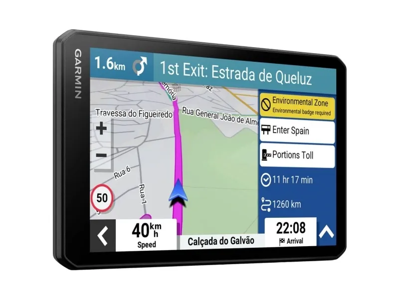 Garmin DriveCam 76 - GPS navigator - automotiv widescreen