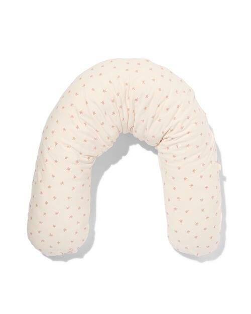 housse pour coussin d’allaitement 30x170 avec feuilles