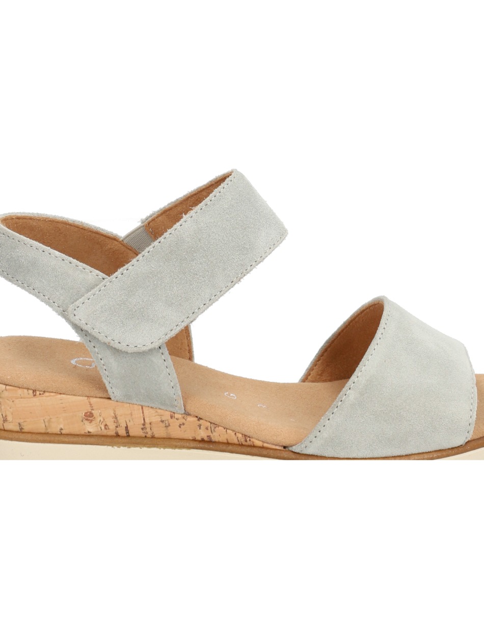 Veloursleder Sandale
