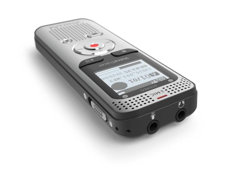Philips Diktiergerät VoiceTracer DVT2050 Hochwertige Aufnahmen mit vollem Stereoklang