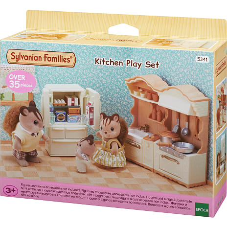 Sylvanian Families landhus køkken med køleskab