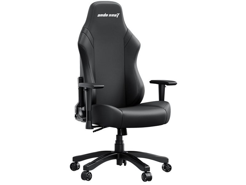 Anda Seat Gaming-Stuhl Luna Schwarz Gaming-Stuhl aus Kunstleder und mit einer Belastbarkeit von bis zu 90 kg