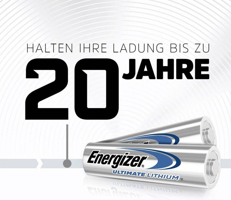 Energizer - AA Lithium Batterijen - 4 Stuks - Lichter dan Alkaline