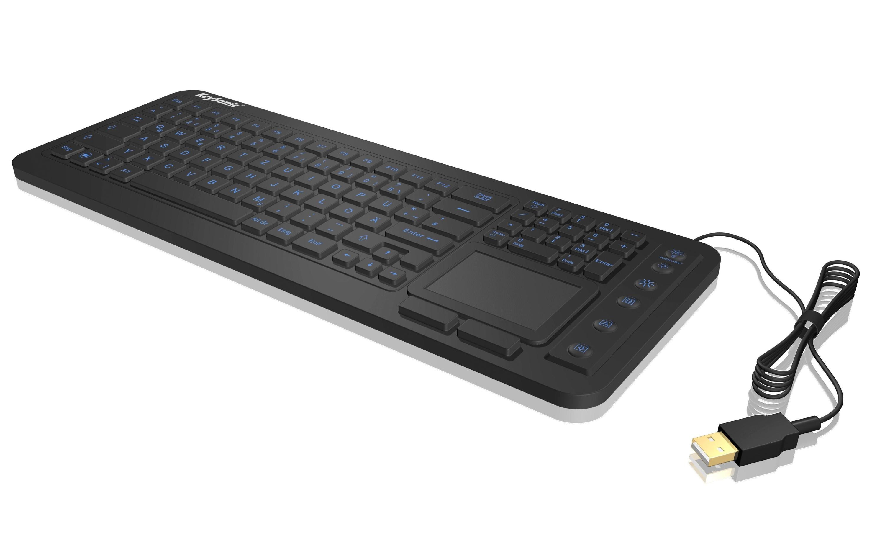 Tastatur KSK-6231 INELWasserdichte Tastatur mit Touchpad