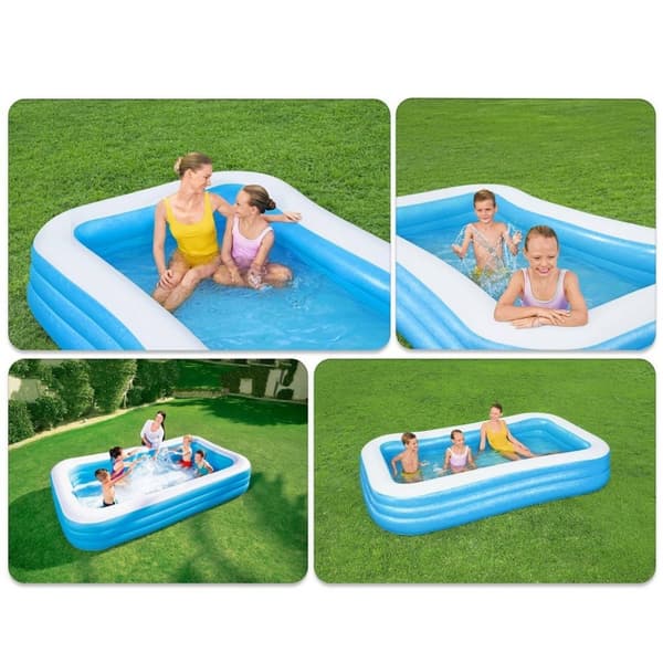 Familie oppblåsbart basseng 305 x 183 x 56 cm 2in1 Bestway 54009