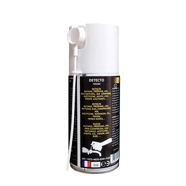 Spray détecteur de fuites gaz 125 ml Detecto CLESSE