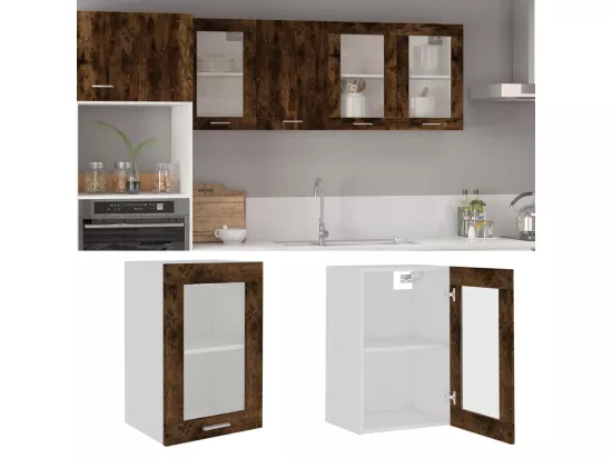 Armoire en verre suspendue 