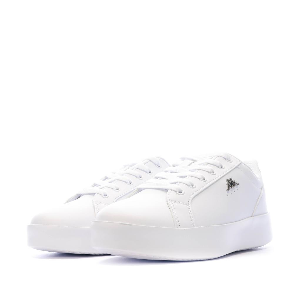Kappa Baskets Blanches/Violet Femme Kappa Amelia