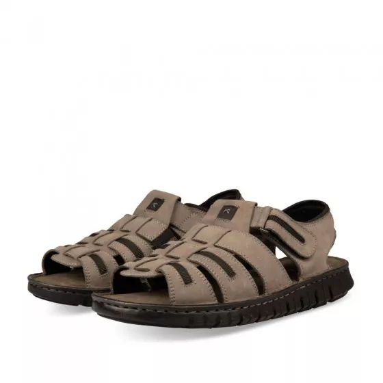 Sandales GRIS CAPE BOARD CUIR