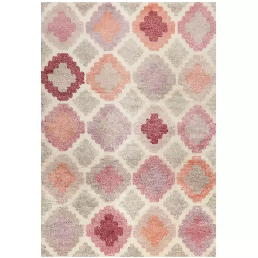 Esprit Kurzflorteppich Nilas Haute Kelim pink