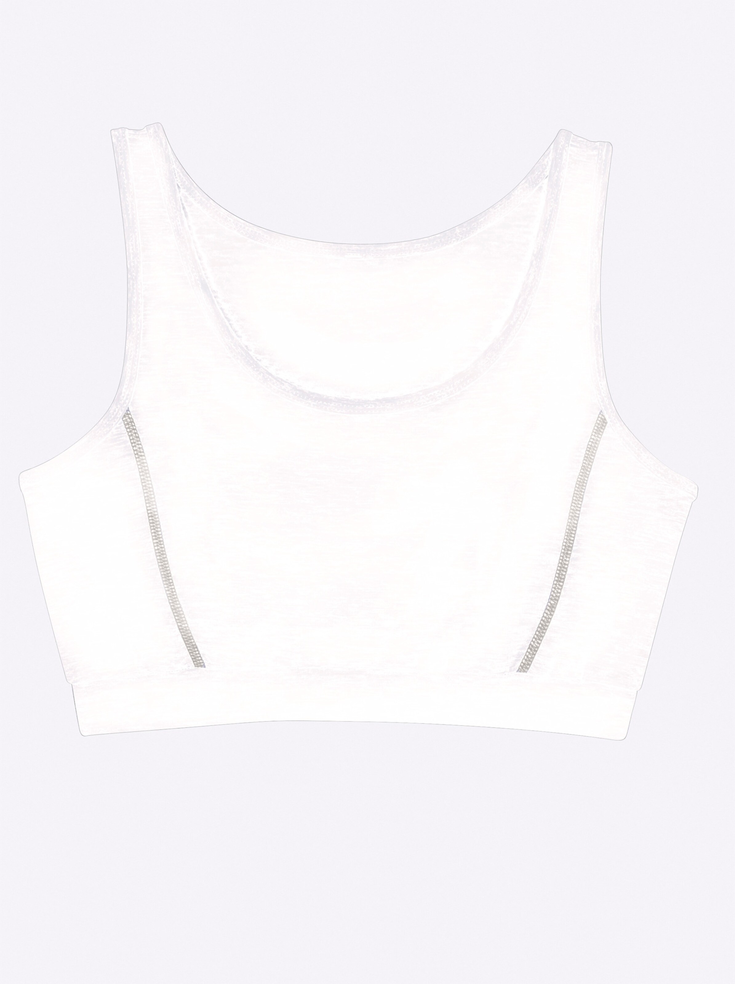 wäschepur Bustier in weiß