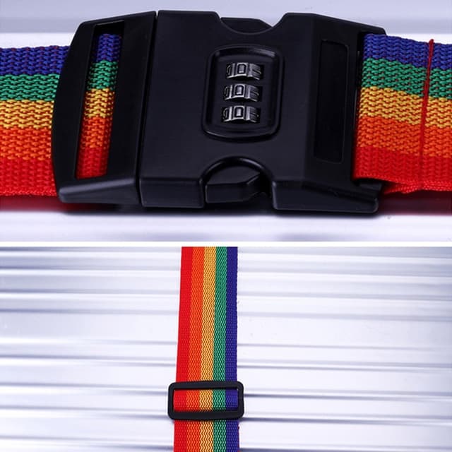 Tyverisikringsstrop til bagagekuffert Password Safe Lock