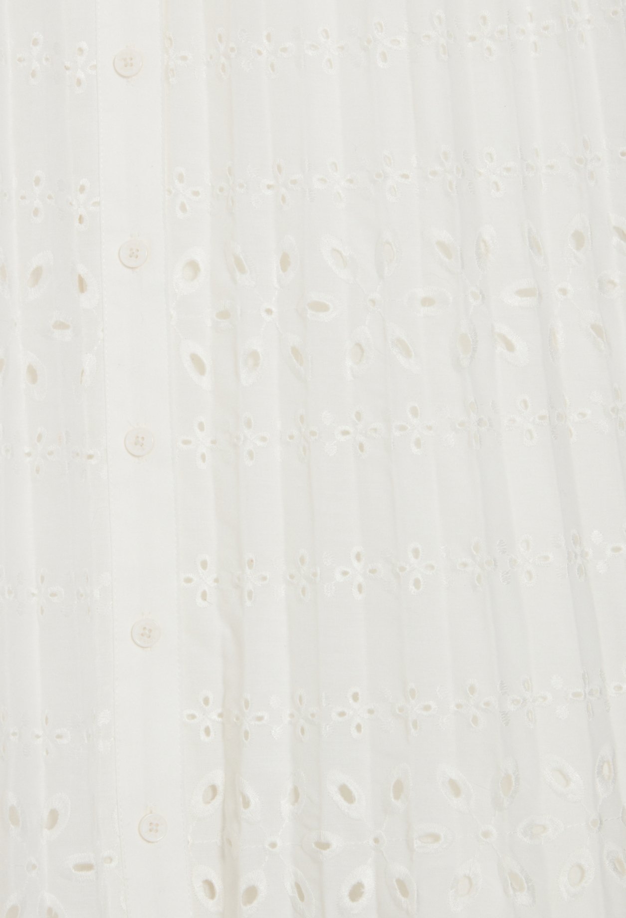Robe midi plissee ecrue