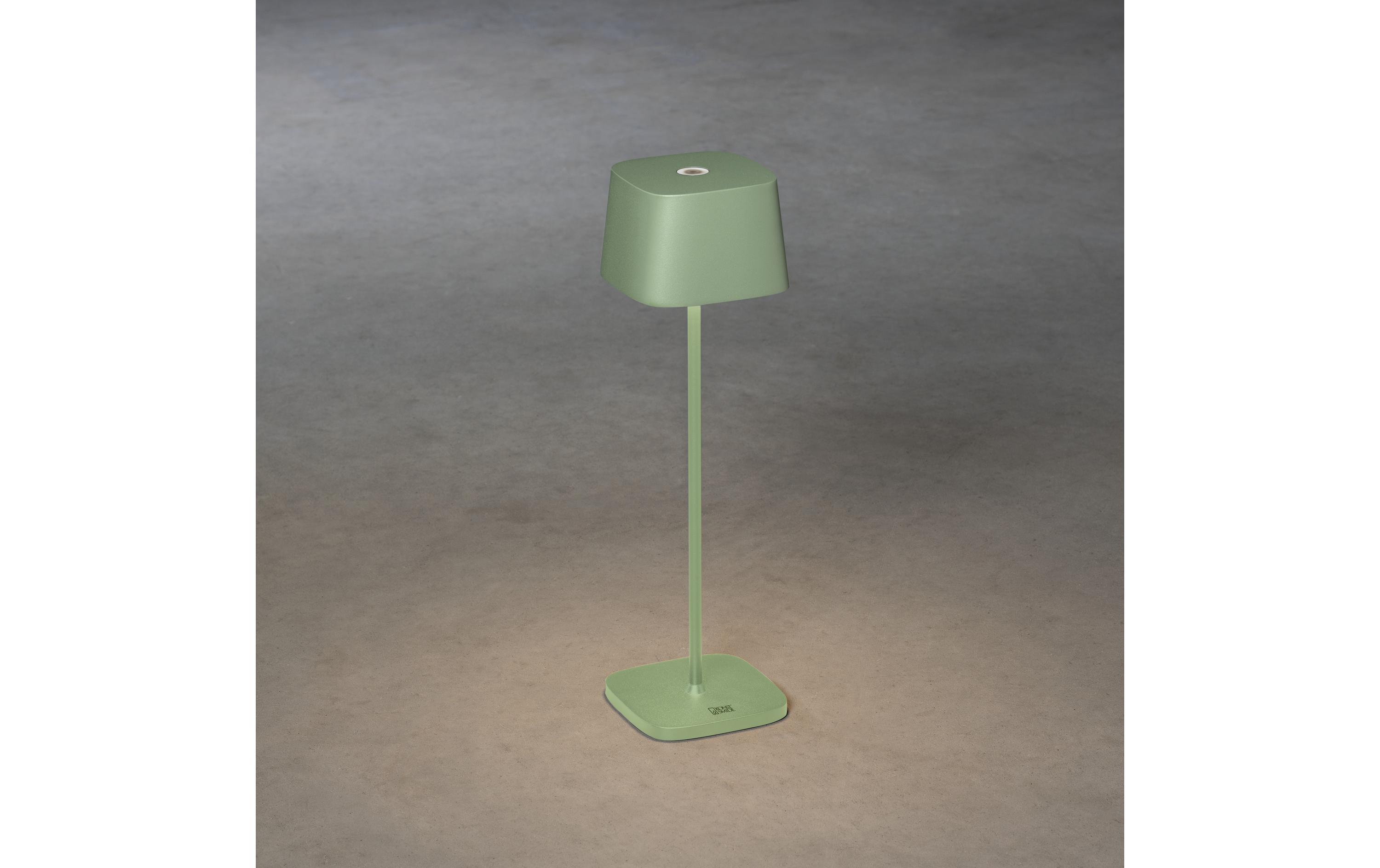Akku-Tischleuchte USB Capri, 2700-3000 K, 2.2 W, MintgrünAussenleuchte