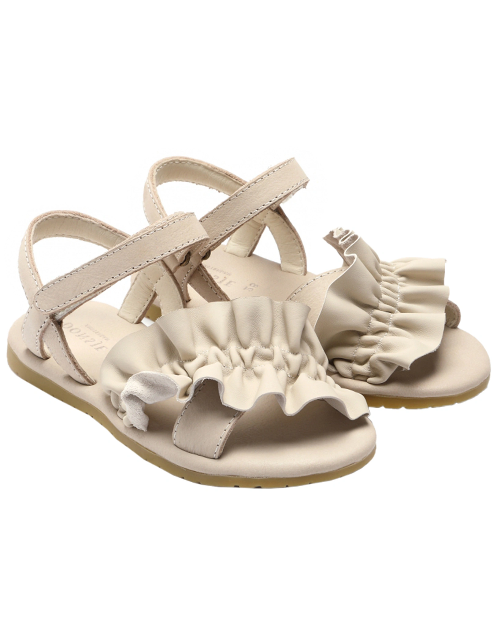 Klett-Sandalen FINE in ivory