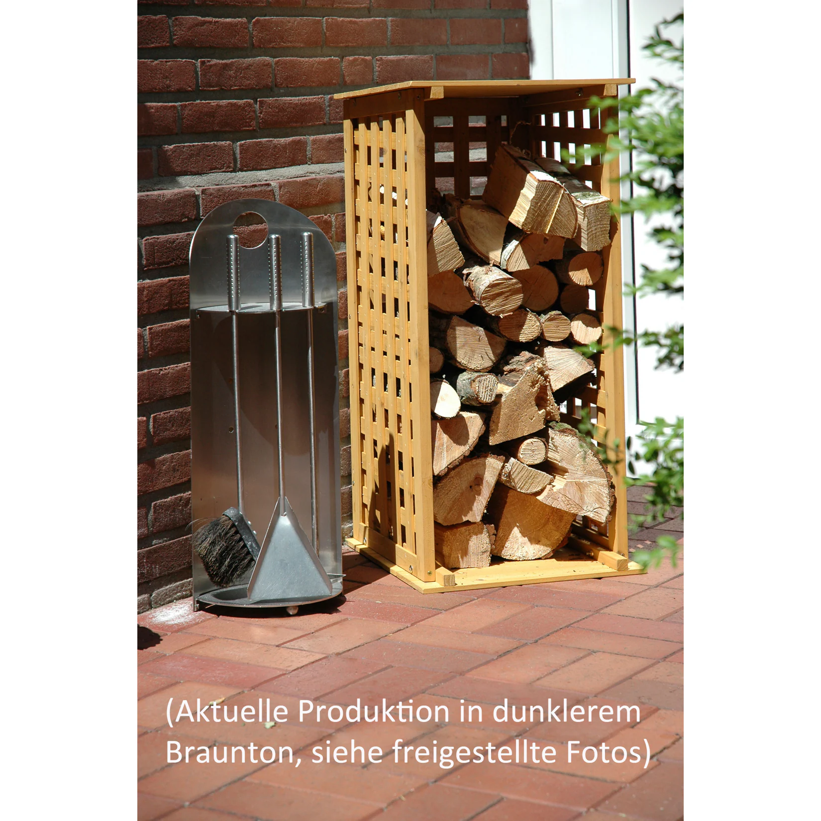 Dobar 29097FSC Kaminholzregal, 39x39x85cm