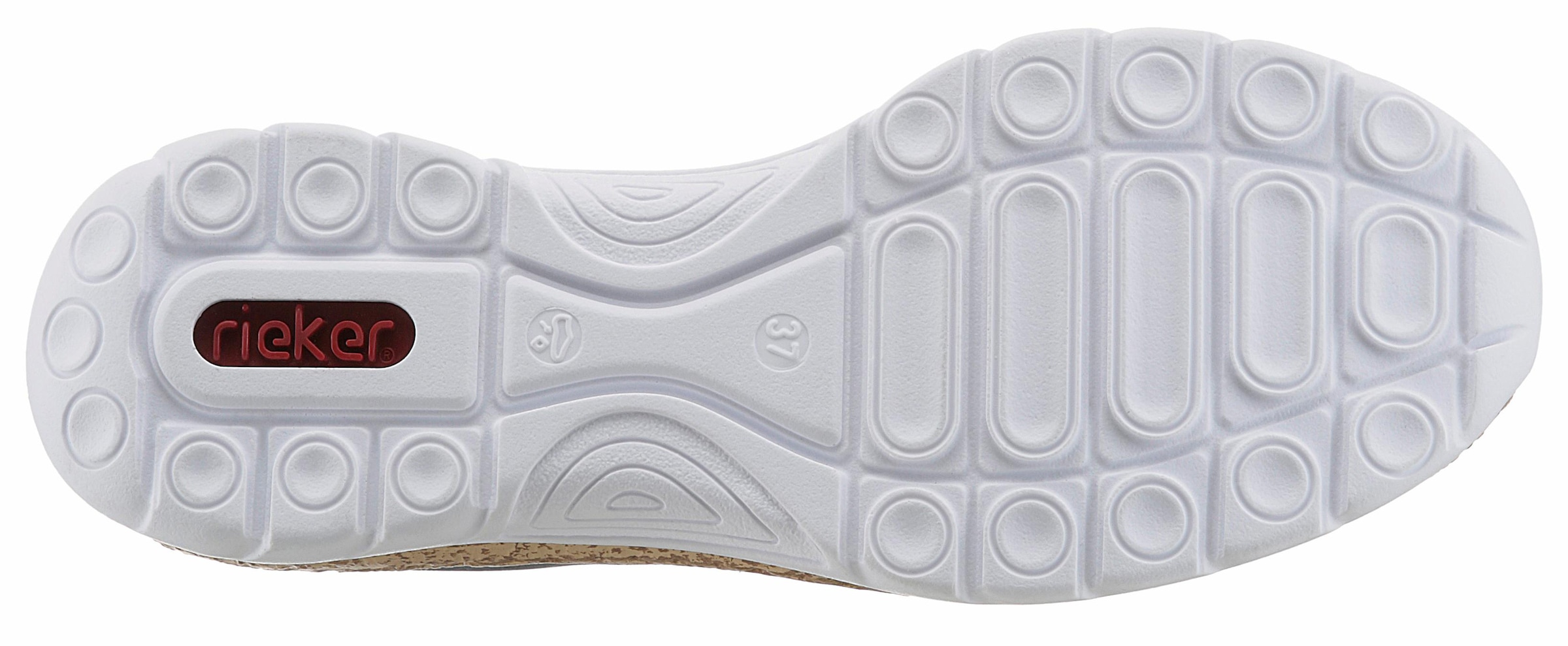 Rieker Slip-On Sneaker  Slipper, Schlupfschuh mit Aussenreissverschluss