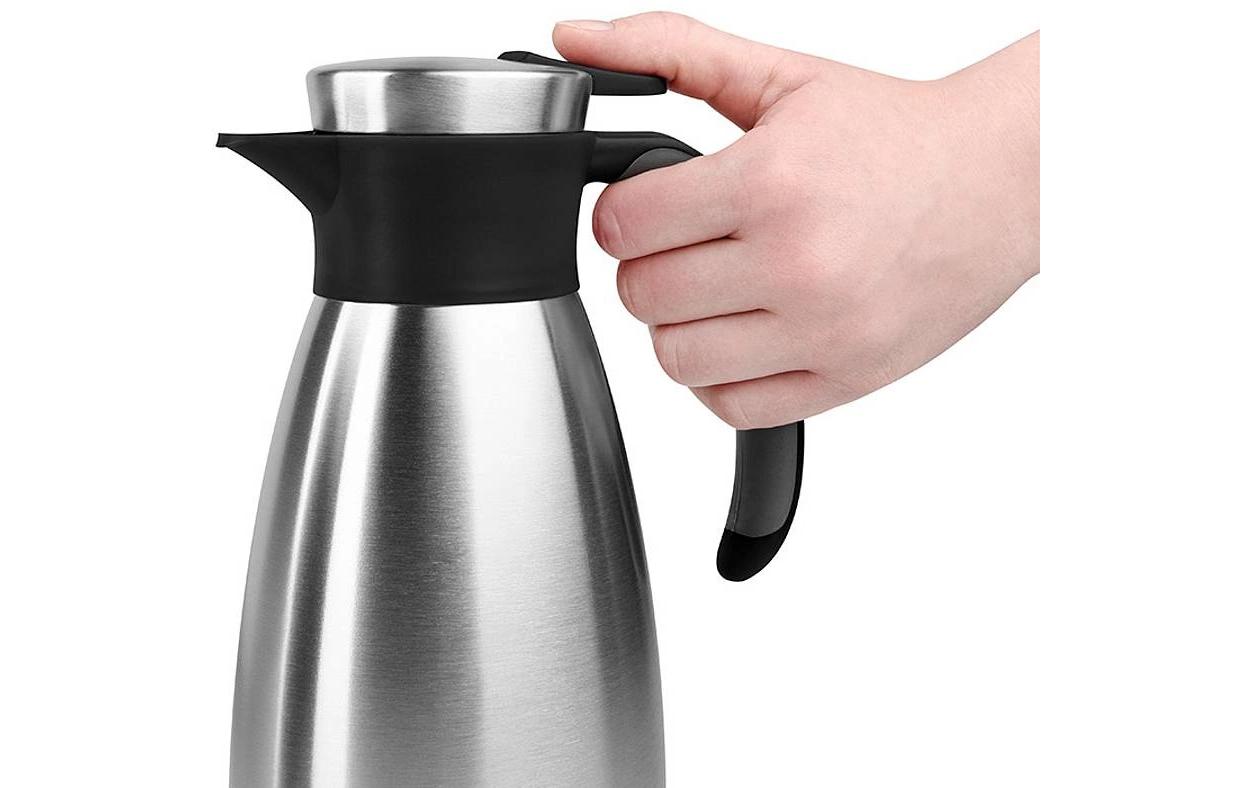 Thermoskanne Soft Grip 1500 ml, SilberIsolierkanne