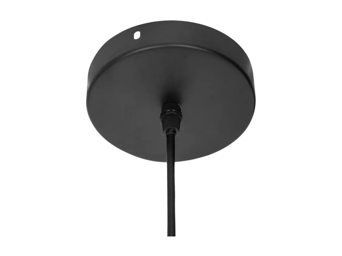 Luminaire Suspension en métal et corde Beige D 24 cm