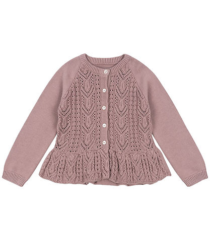 Konges Sløjd Cardigan - Strick - Cabby Frill - Deauville Mauve