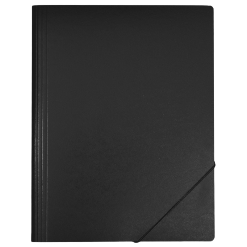 Erola Gummibandmappe 3228, A4, schwarz