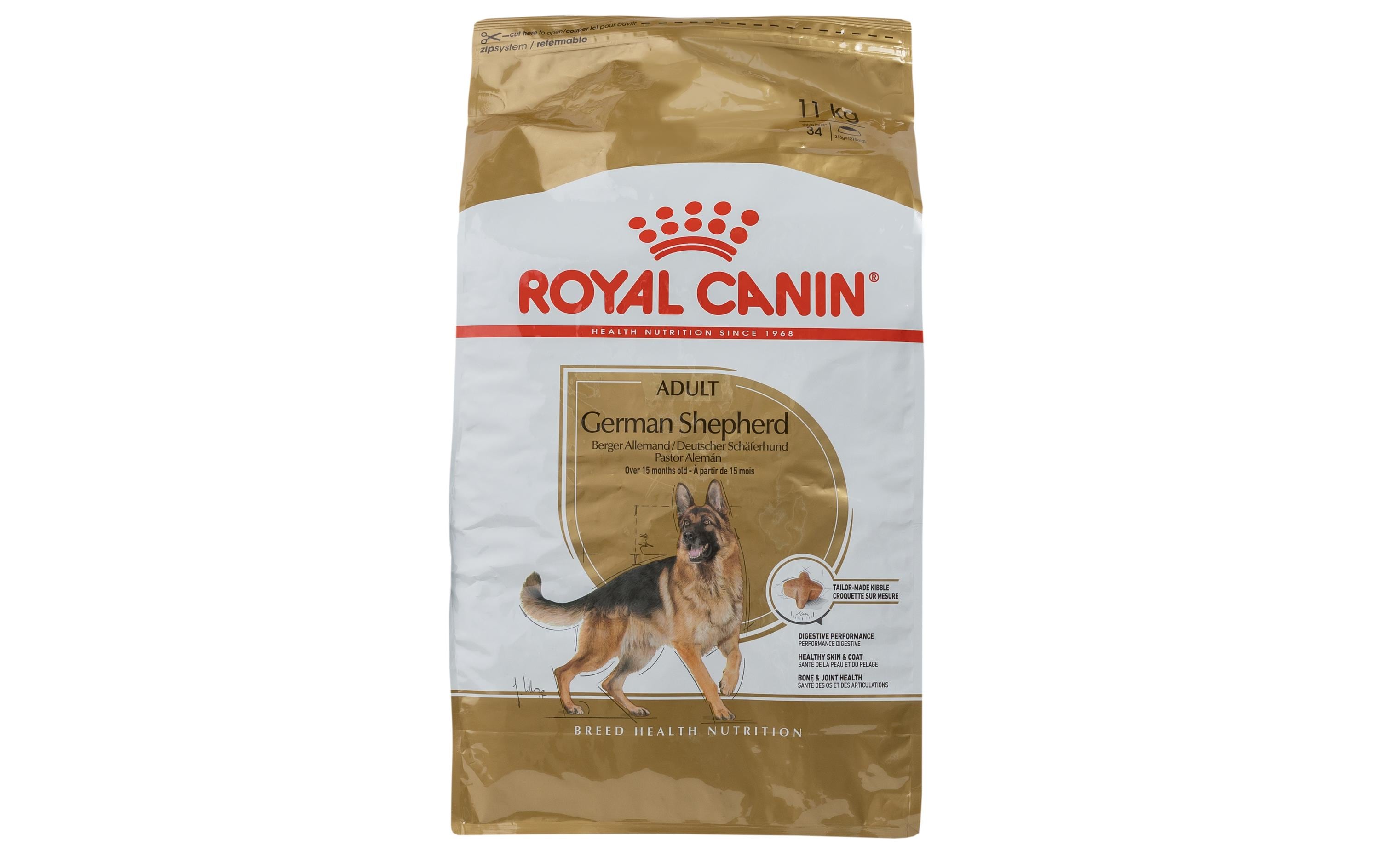 Trockenfutter Breed Nutrition German Shepherd Adult, 11 kgAlleinfuttermittel speziell für ausgewachsene und ältere Deutsche Schäferhunde