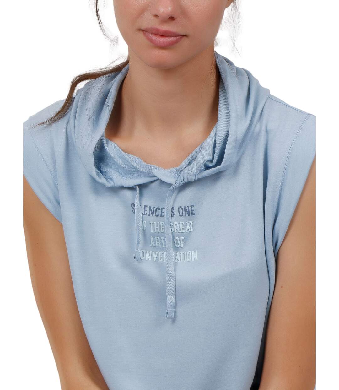 Tenue d'intérieur pyjama leggings débardeur à capuche The Silence Admas