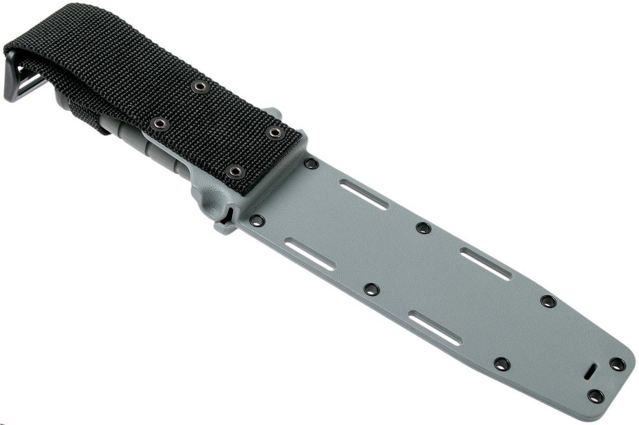 KA-BAR 5012 Foliage Green, serrated edge, Kraton, kunststof schede